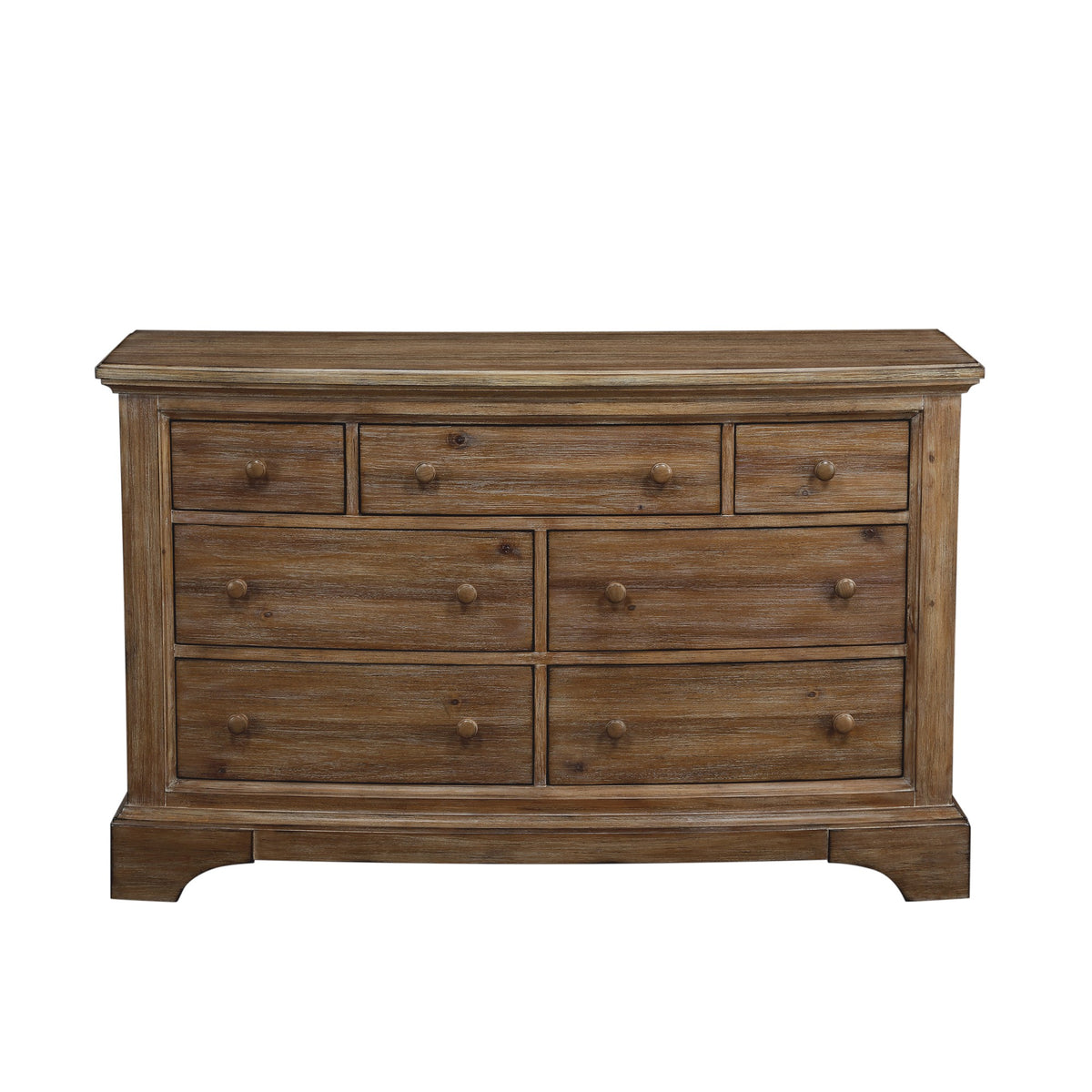 Bertini Pembrooke 7 Drawer Dresser Nursery Furniture Natural Rustic Bertini Baby DHP Furniture