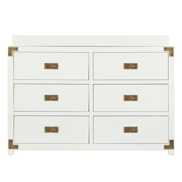 Wyatt 6-Drawer Dresser - Classic White - N/A